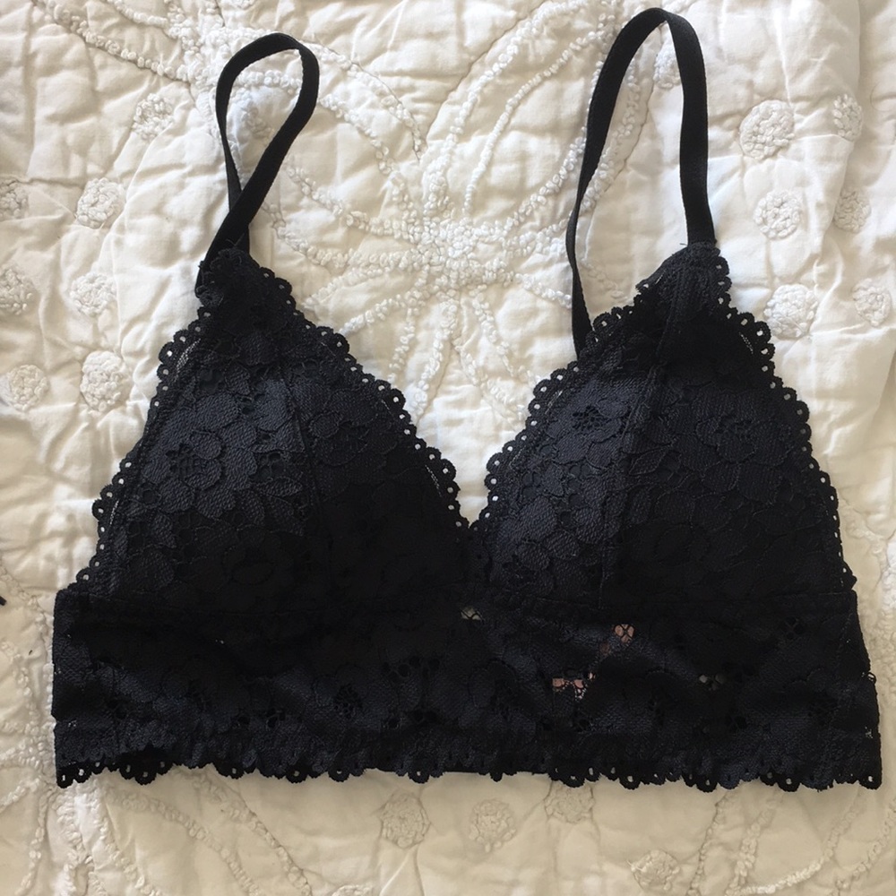 Nursing bralette, 32A black